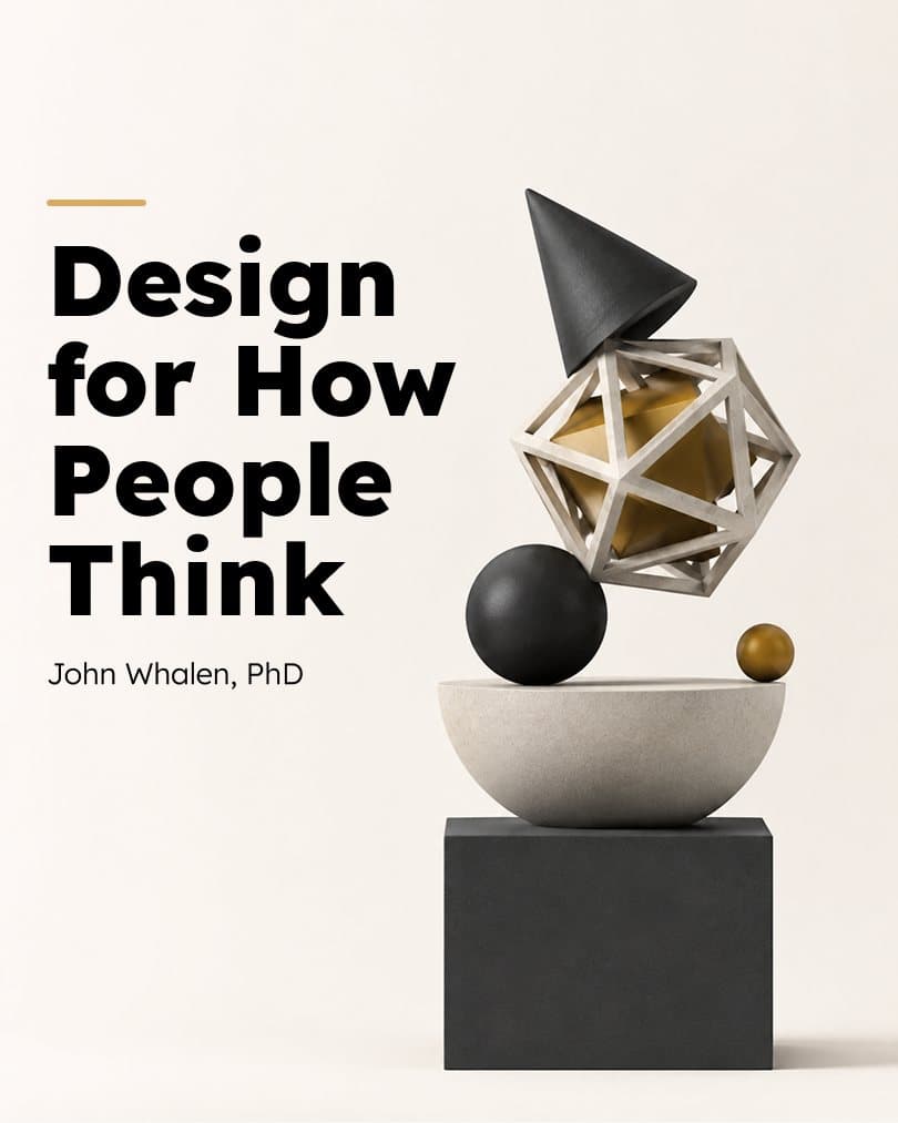 Capa de Design for How People Think