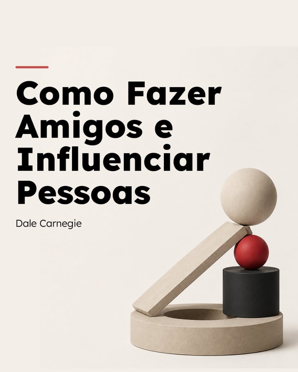 Capa de Como Fazer Amigos e Influenciar Pessoas